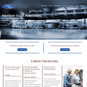 Harrison Scott Website screen grab