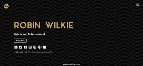Robin Wilkie home page